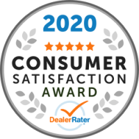 Premio a la satisfacción del consumidor de Dealer Rater 2020 en DC, MD y VA - Easterns Automotive