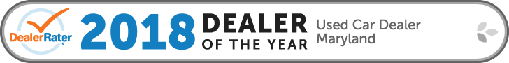 2018 Dealer Rater Used Car Dealership of The Year in Maryland - Easterns Automotive