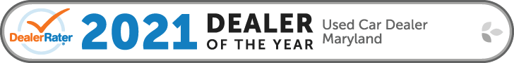 2021 Dealer Rater Used Car Dealership of The Year in Maryland - Easterns Automotive