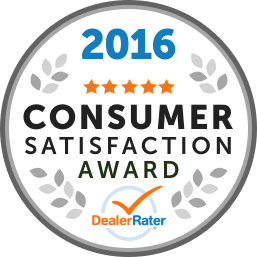 Premio a la satisfacción del consumidor de Dealer Rater 2016 en MD, VA y DC - Easterns Automotive