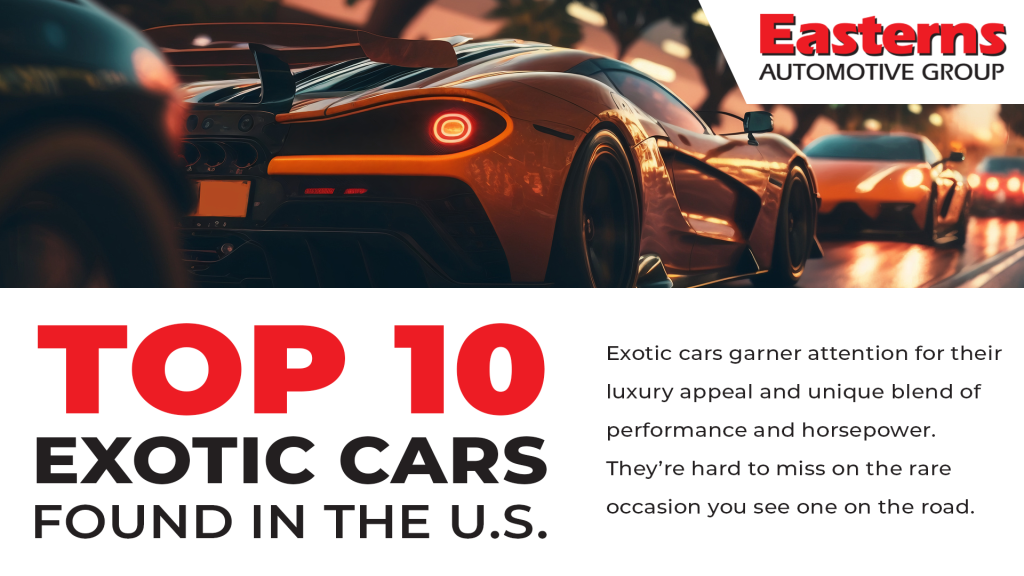 top 10 exotic cars found in the united states